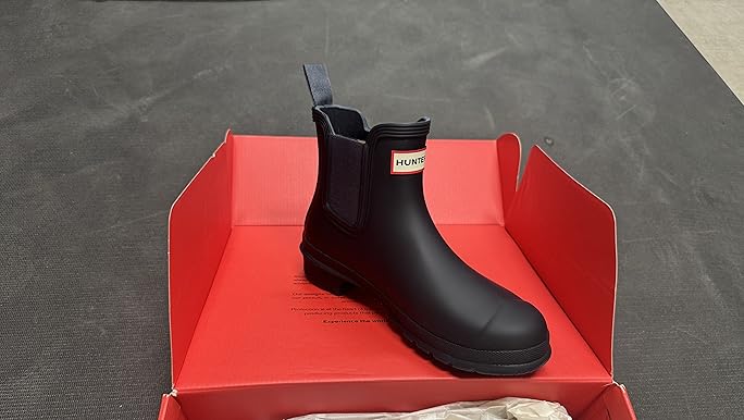 HUNTER WOMENS ORIGINAL CHELSEA ブラック Women's Original Chelsea Boots - Hunter Boots